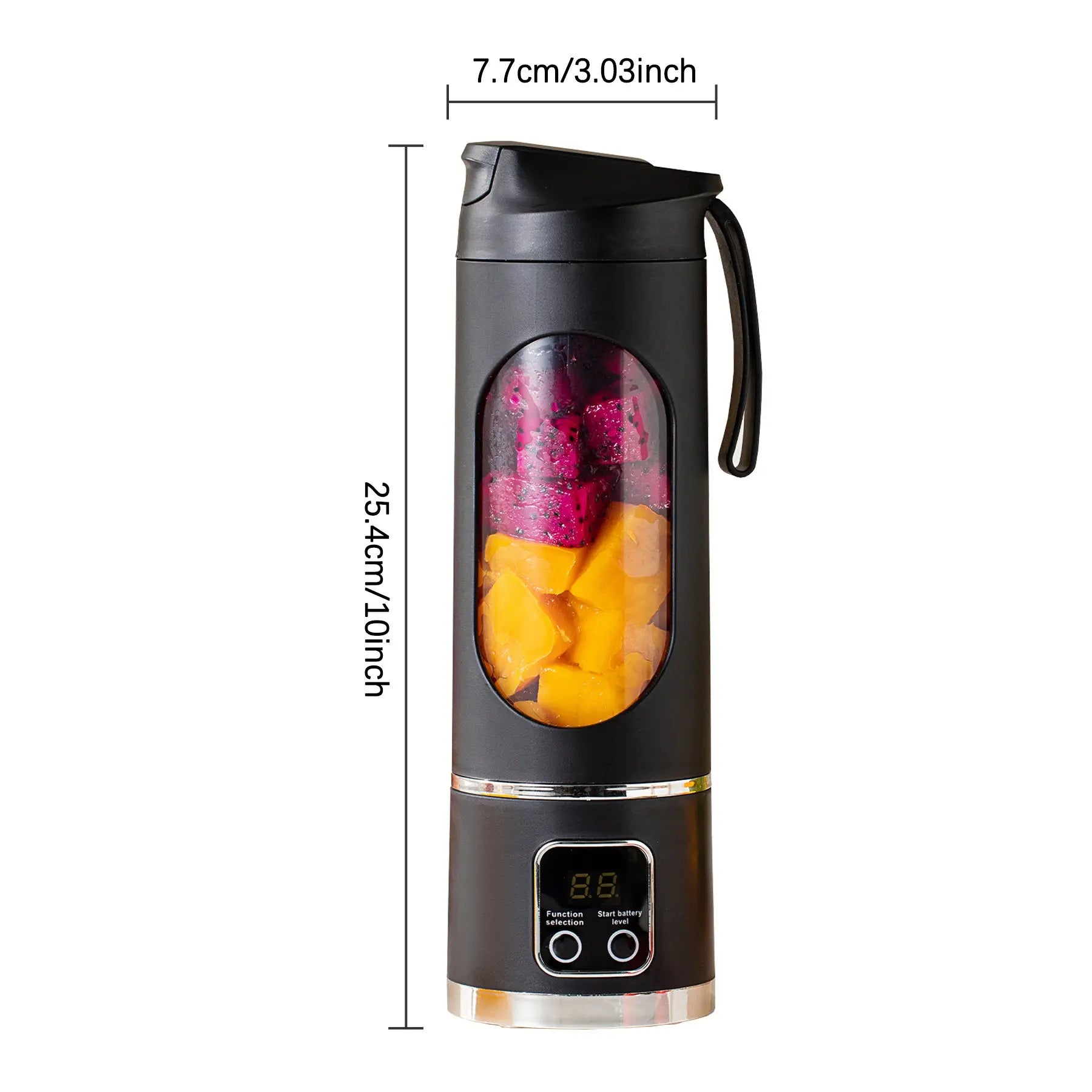 Portable USB Rechargeable Personal Blender & Juicer Combo | Compact Smoothie Maker for Shakes & Smoothies | Cordless Single-Serve Kitchen Appliance for Home, Gym & Travel