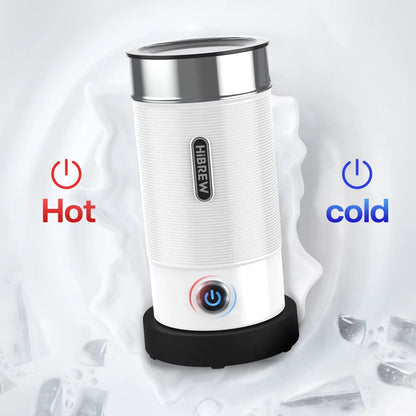 Milk Frother Frothing Foamer Chocolate Mixer Cold/Hot Latte Cappuccino Fully Automatic Milk Warmer Cool Touch M1A