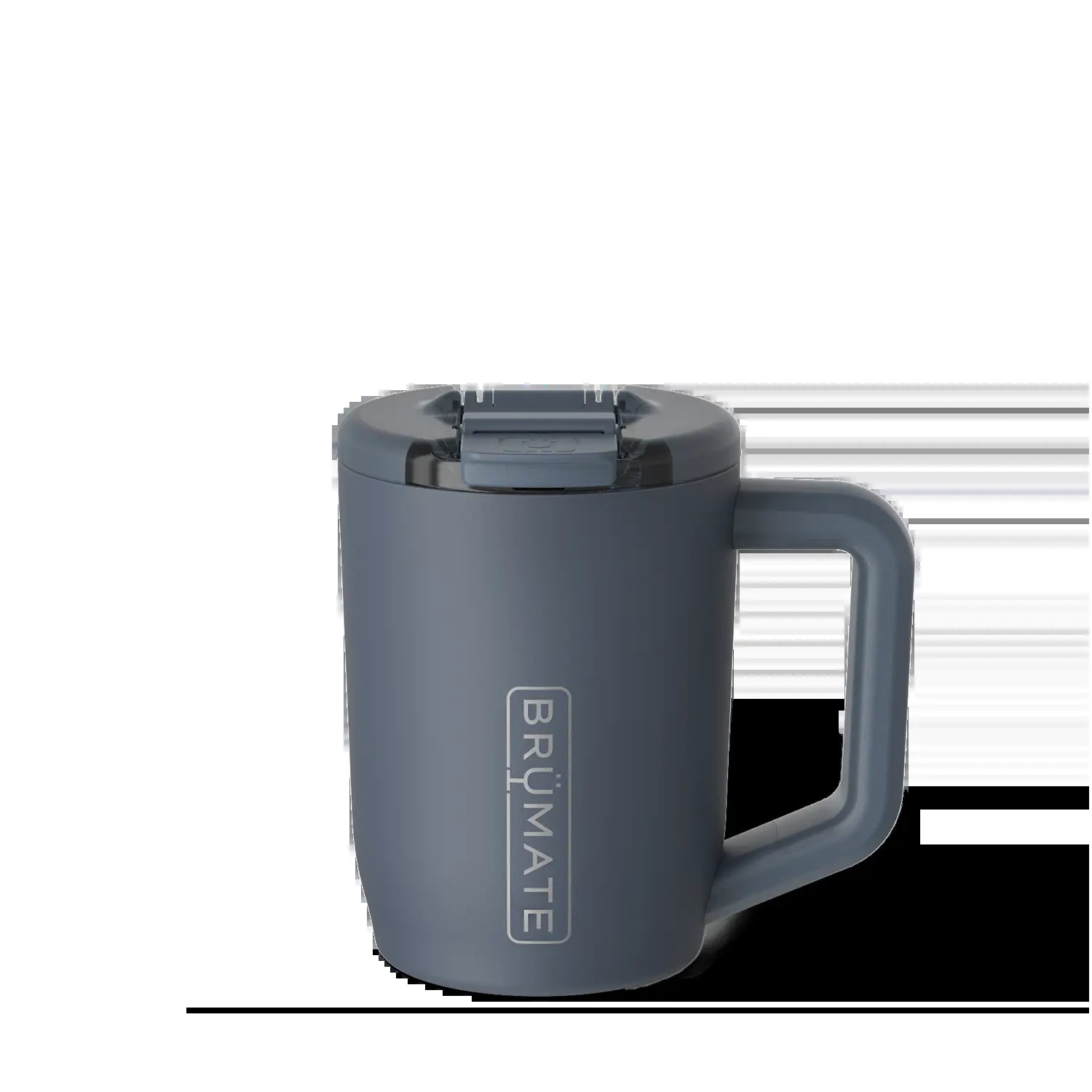 Brümate Müv 15 oz Insulated Coffee and Travel Mug - 100% Leakproof with Built-In Silicone Sleeve and Comfort Grip Handle