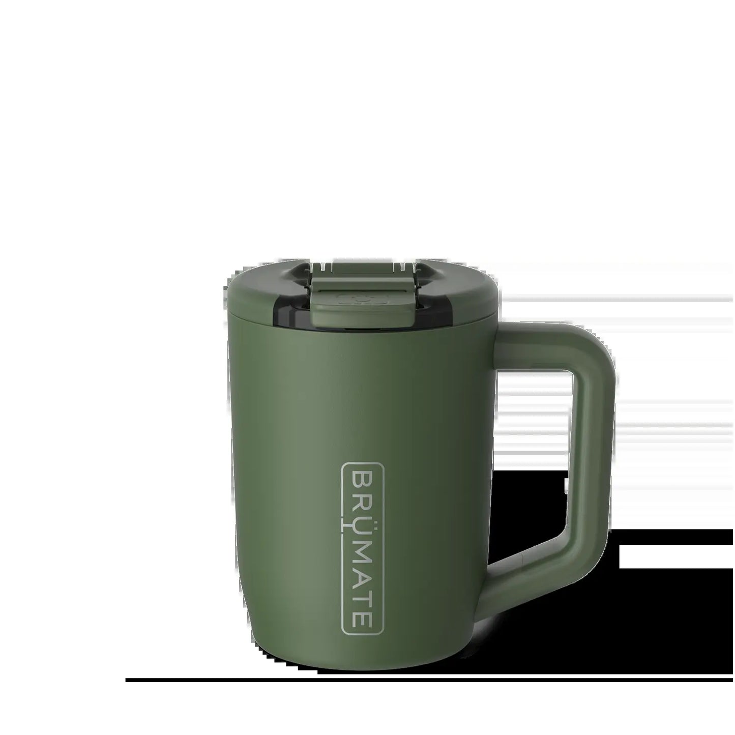 Brümate Müv 15 oz Insulated Coffee and Travel Mug - 100% Leakproof with Built-In Silicone Sleeve and Comfort Grip Handle