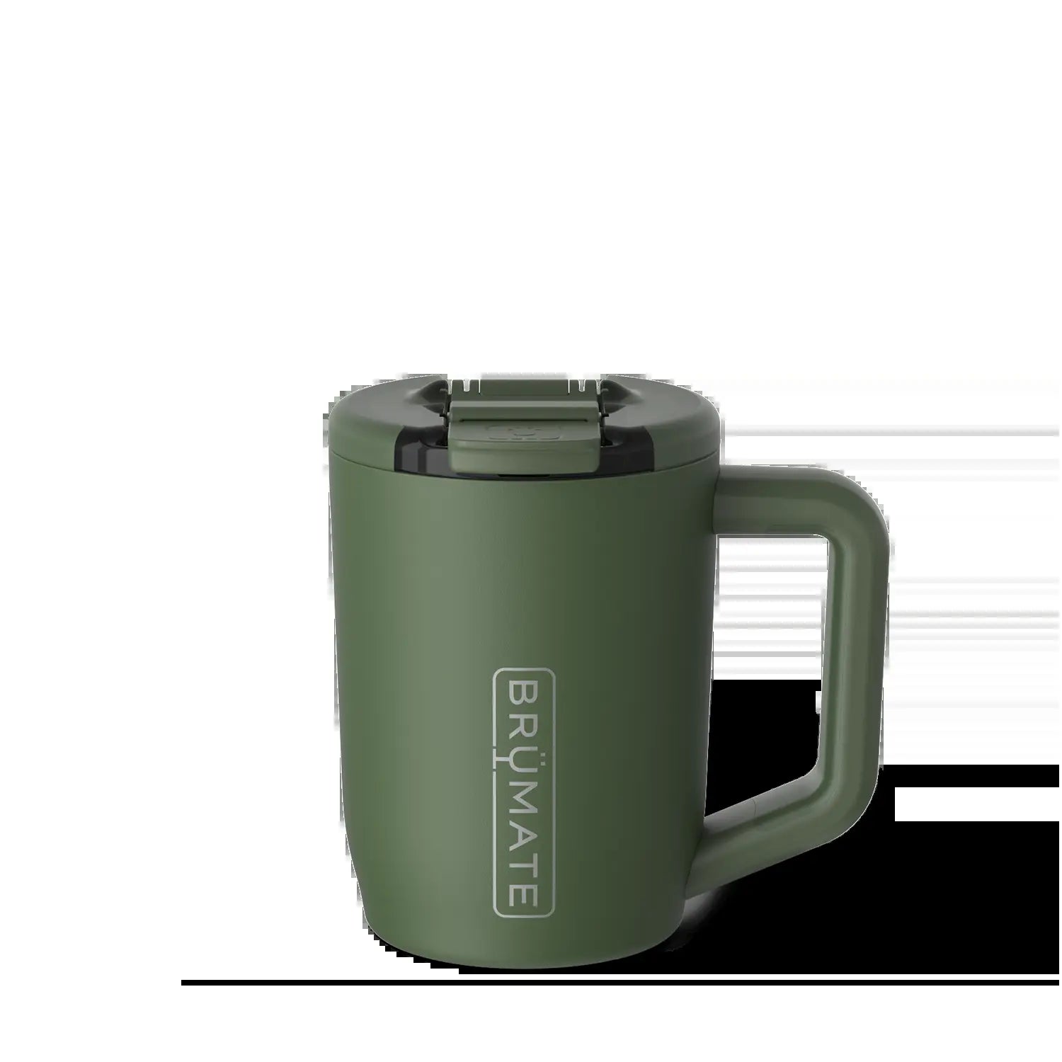 Brümate Müv 15 oz Insulated Coffee and Travel Mug - 100% Leakproof with Built-In Silicone Sleeve and Comfort Grip Handle