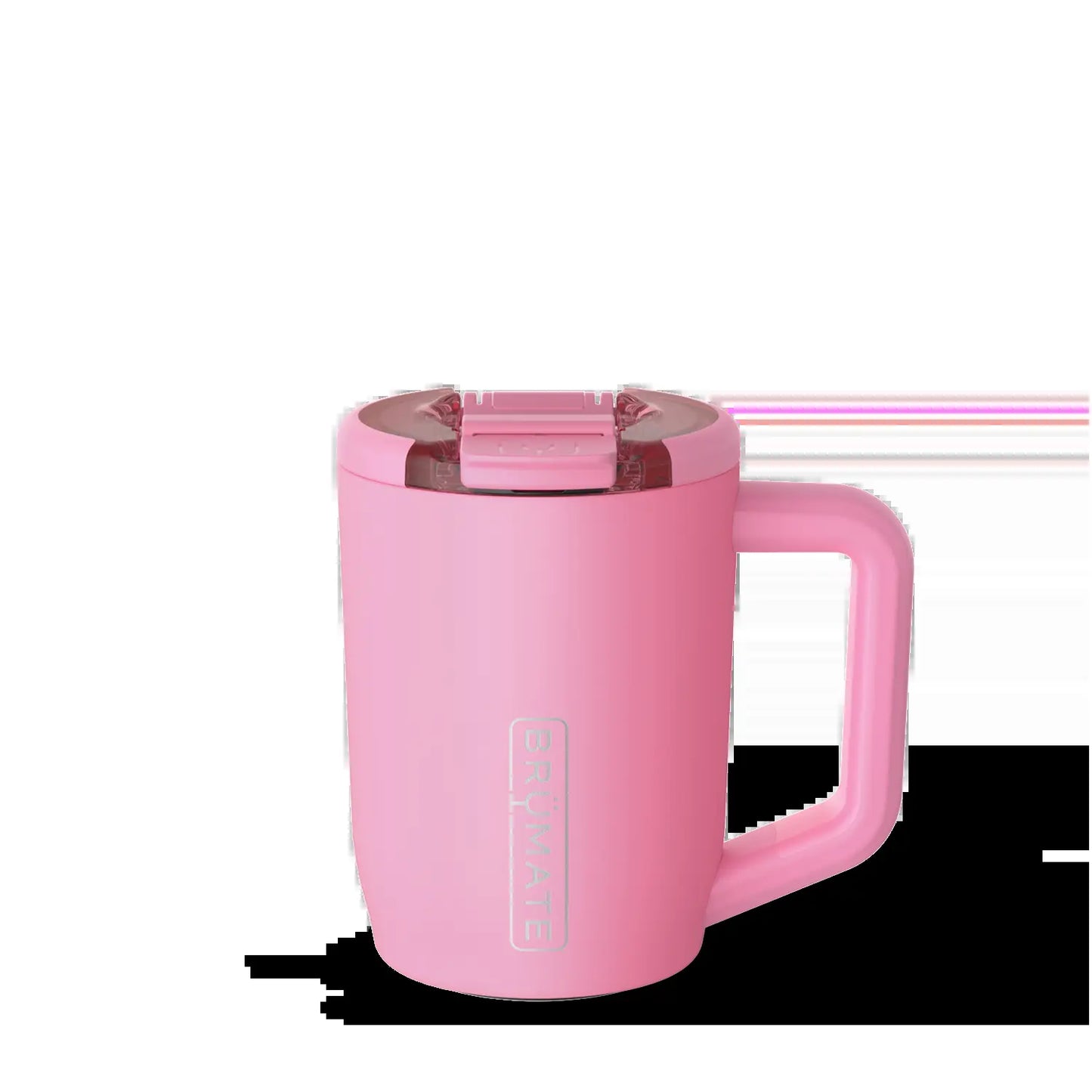 Brümate Müv 15 oz Insulated Coffee and Travel Mug - 100% Leakproof with Built-In Silicone Sleeve and Comfort Grip Handle