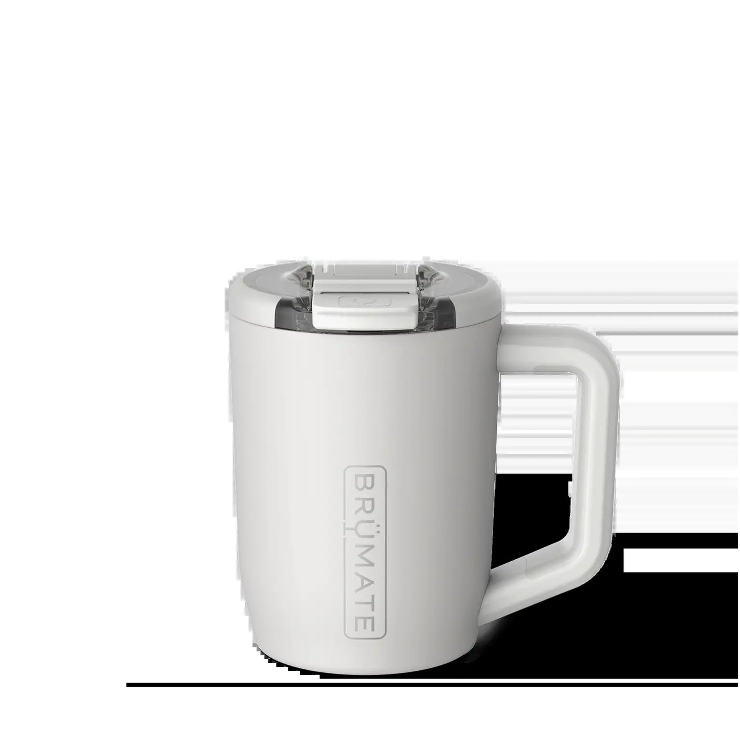 Brümate Müv 15 oz Insulated Coffee and Travel Mug - 100% Leakproof with Built-In Silicone Sleeve and Comfort Grip Handle