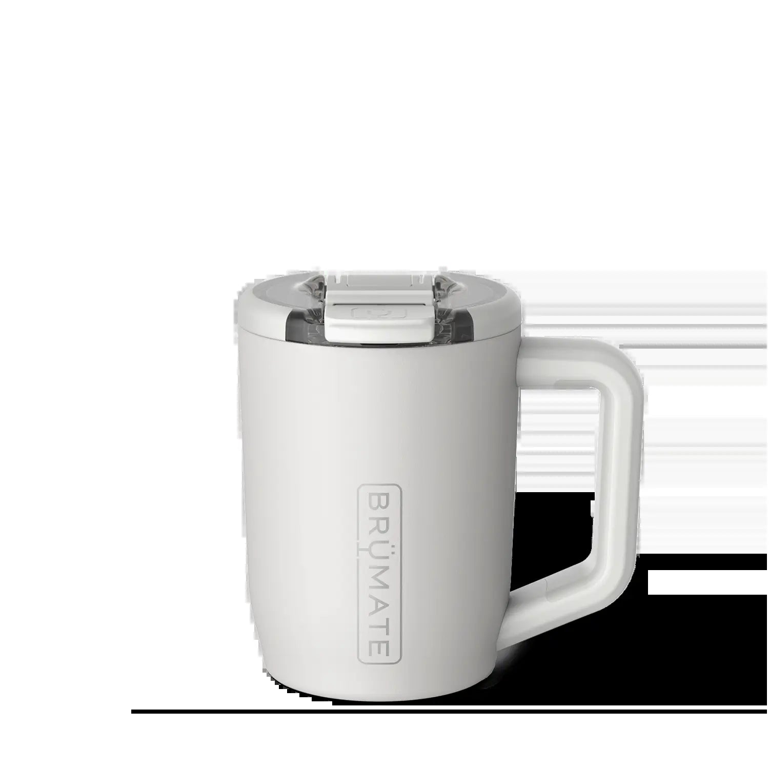 Brümate Müv 15 oz Insulated Coffee and Travel Mug - 100% Leakproof with Built-In Silicone Sleeve and Comfort Grip Handle